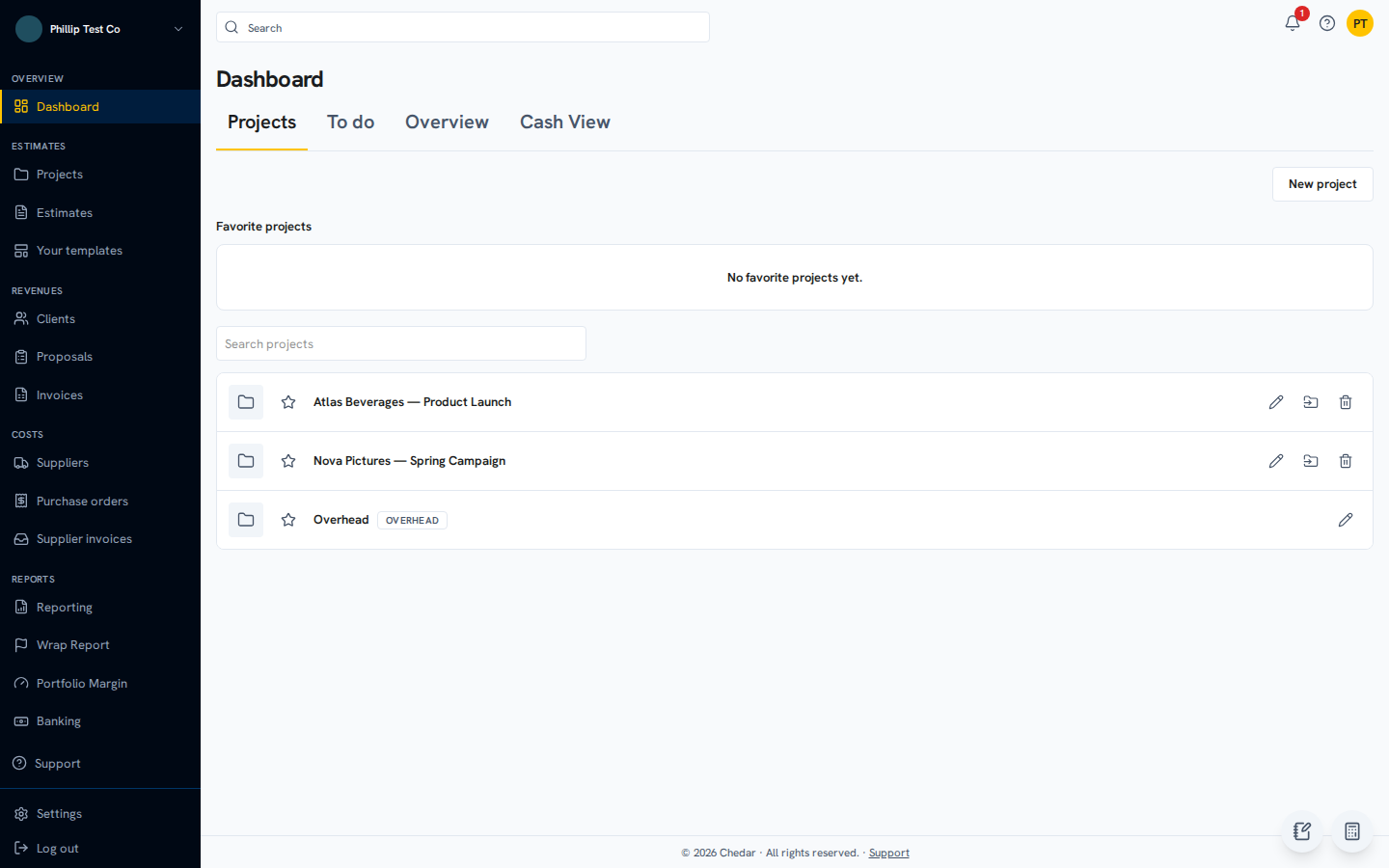 Chedar interface